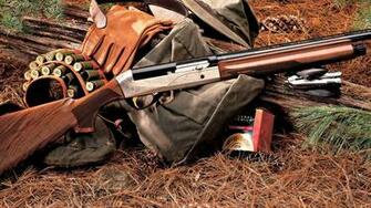 Shotguns For Hunting In Jungle Wallpaper HD