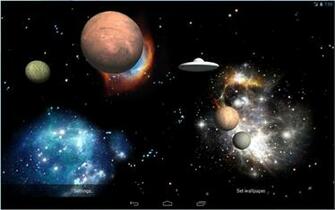 Ufos Space For You 3d Live Wallpaper HD Is A