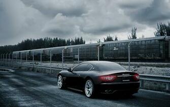 Maserati Granturismo Negro Fondos De Pantalla HD Wallpaper
