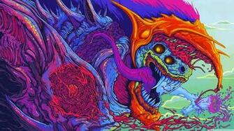 Hyper Beast Vector Fixed Colors Wallpaper