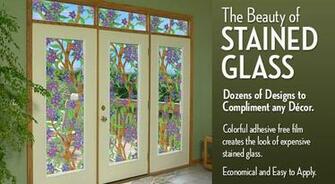 Frosted Glass Etched Window Films Wallpaper For Windows