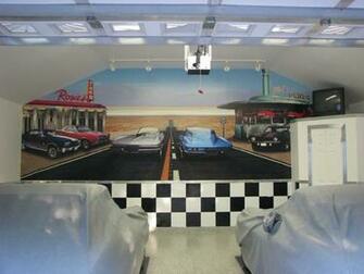 Garage Wall Murals Grasscloth Wallpaper