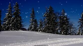 Snowy Christmas Desktop Wallpaper In HD