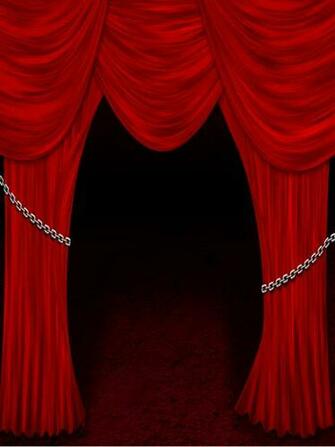 Wallpaper Curtains Red And Black