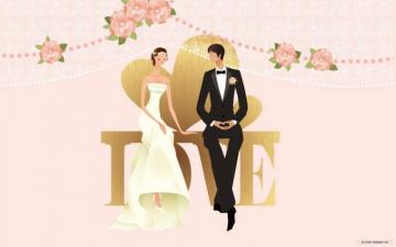 Bride And Groom Clipart Wallpaper January Wedding Dress Image