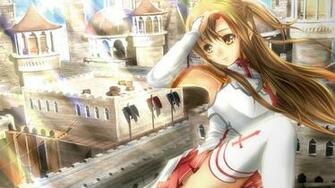 Sword Art Online Yuuki Asuna Wallpaper Background