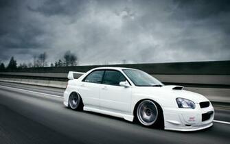 Subaru Impresa Sti White Wallpaper HD