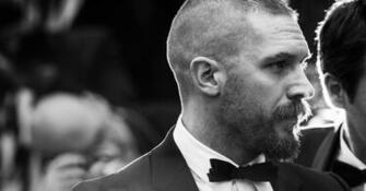 Tom Hardy Monochrome HD Wallpaper