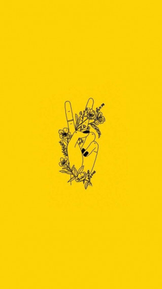 Yellow Aesthetic iPhone Wallpaper