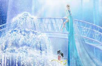 Frozen Ice Castle Background Disney Movie Just