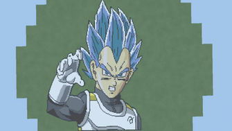 Vegeta Ssgss Wallpaper Pixel Art