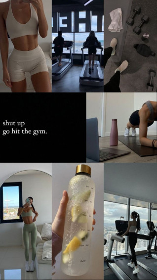 Workout Wallpaper Gym Vision Board Prada