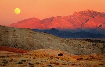 Valley Of Fire Moonrise Fine Art Nature Photography By Steve Perry