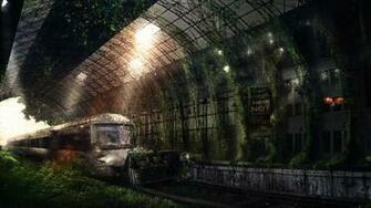 Abandoned Subway Station Wallpaper