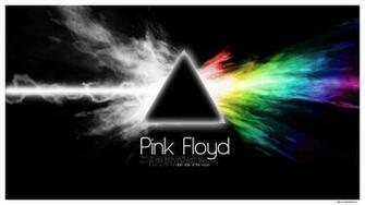Full HD Wallpaper Pink Floyd Rainbow Triangle Smoke Logo