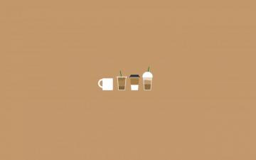 Coffee Illustration Aesthetic Desktop Wallpaper