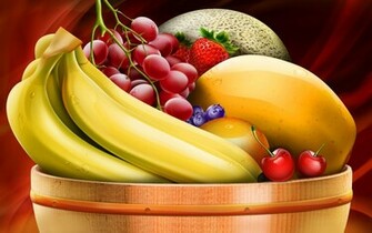 Widescreen HD Wallpaper 3d Art Exotic Fruits High Definition