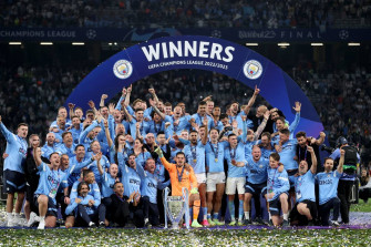 Uae S Sheikh Mansour Says Man City Champions League Win Sets