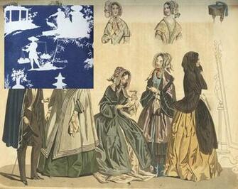 An Image Of Chinoiserie Style Wallpaper In The Upper Lefthand Corner