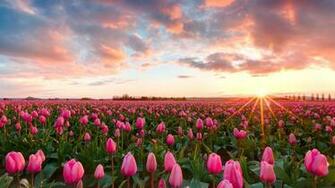 Pink Tulips Wallpaper And Background Image Id In Tulip
