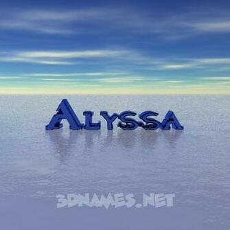 Free download Preview of Pink Graffiti for name Alyssa [500x500] for