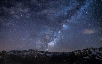 Night Sky Stars iPhone Wallpaper Above The