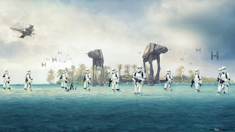 Stormtrooper With At Wallpaper