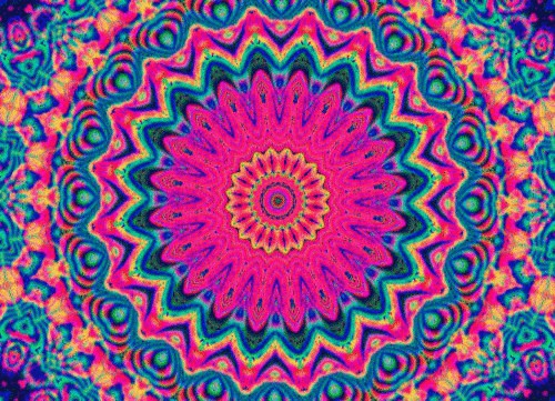 Trippy Colorful Gif Chill Days And Close Friends