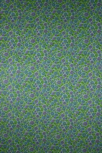 Blue And Purple Small Pattern Floral Wallpaper
