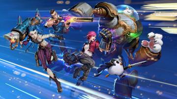 Arcane Jinx Vi Lol Chamber Valorant Pc Desktop 4k Wallpaper