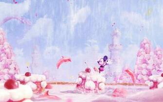 Mickey Mouse In Candy Land Wallpaper