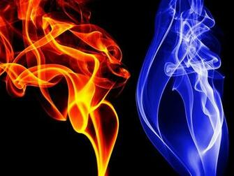 Cool Ice And Fire Background Beautiful Wallpaper