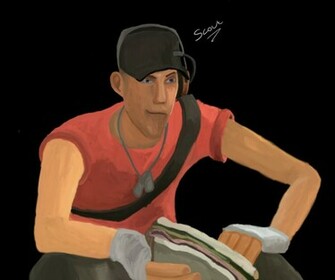 Scout Team Fortress By Nuvirov