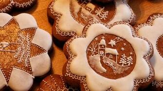 Christmas Cookies Desktop Wallpaper High Definition