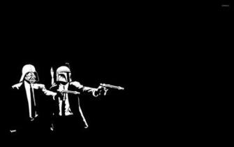 Pulp Fiction Star Wars Crossover Wallpaper Vector