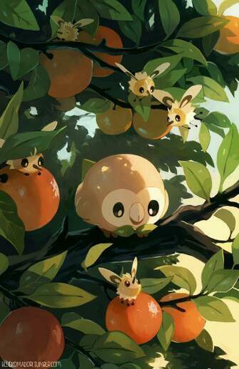 Rowlet Cutiefly By Bluekomadori S Roundness Know Your