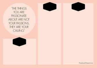 Quote Desktop Organizer Wallpaper Background With Blank Headers To Add