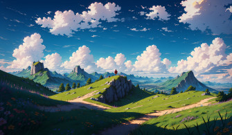Anime Landscape 4k Ultra HD Wallpaper