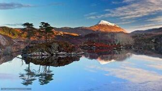 Wallpaper Scotland Mountain Lake Sky Desktop