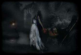 Dark Gothic Background Wallpaper