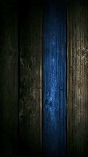 Black With Blue Wood Wallpaper Mk iPhone