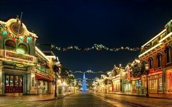 Christmas Scenery HD Desktop Wallpaper