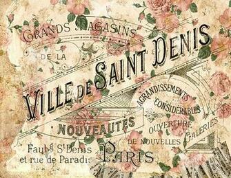 Vintage Paris Wallpaper Antique
