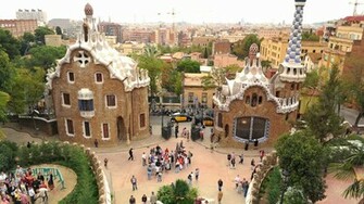 Guell Unesco World Heritage Site The Works Of Antoni Gaudi Entrance