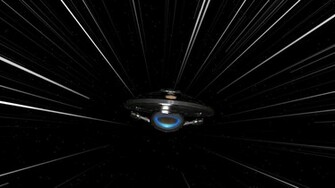 Star Trek Ship Into Warp Darkness HD Wallpaper For