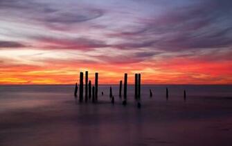 Quality Wallpaper Of Sunset Picture Sea Landscape For Desktop