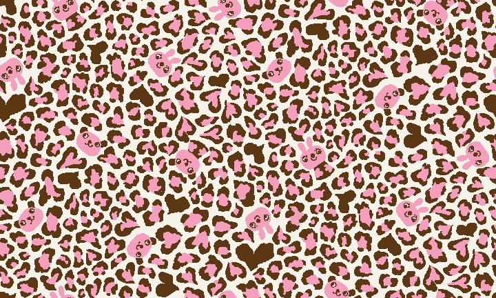 Animal Print Leopard With Animals Background Wallpaper
