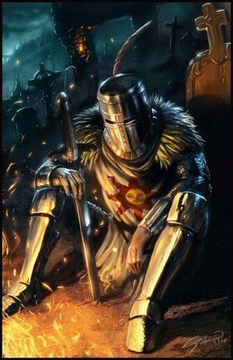 Solaire Dark Souls iPhone Wallpaper Top