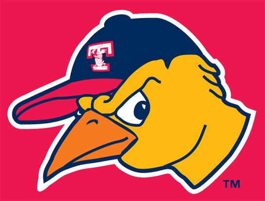 Toledo Mud Hens Cap Logo Road The Head Of A Hen Wearing
