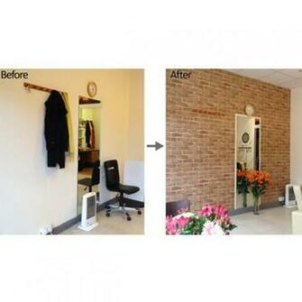 Brick Effect Sticky Back Plastic Vinyl Wallpaper